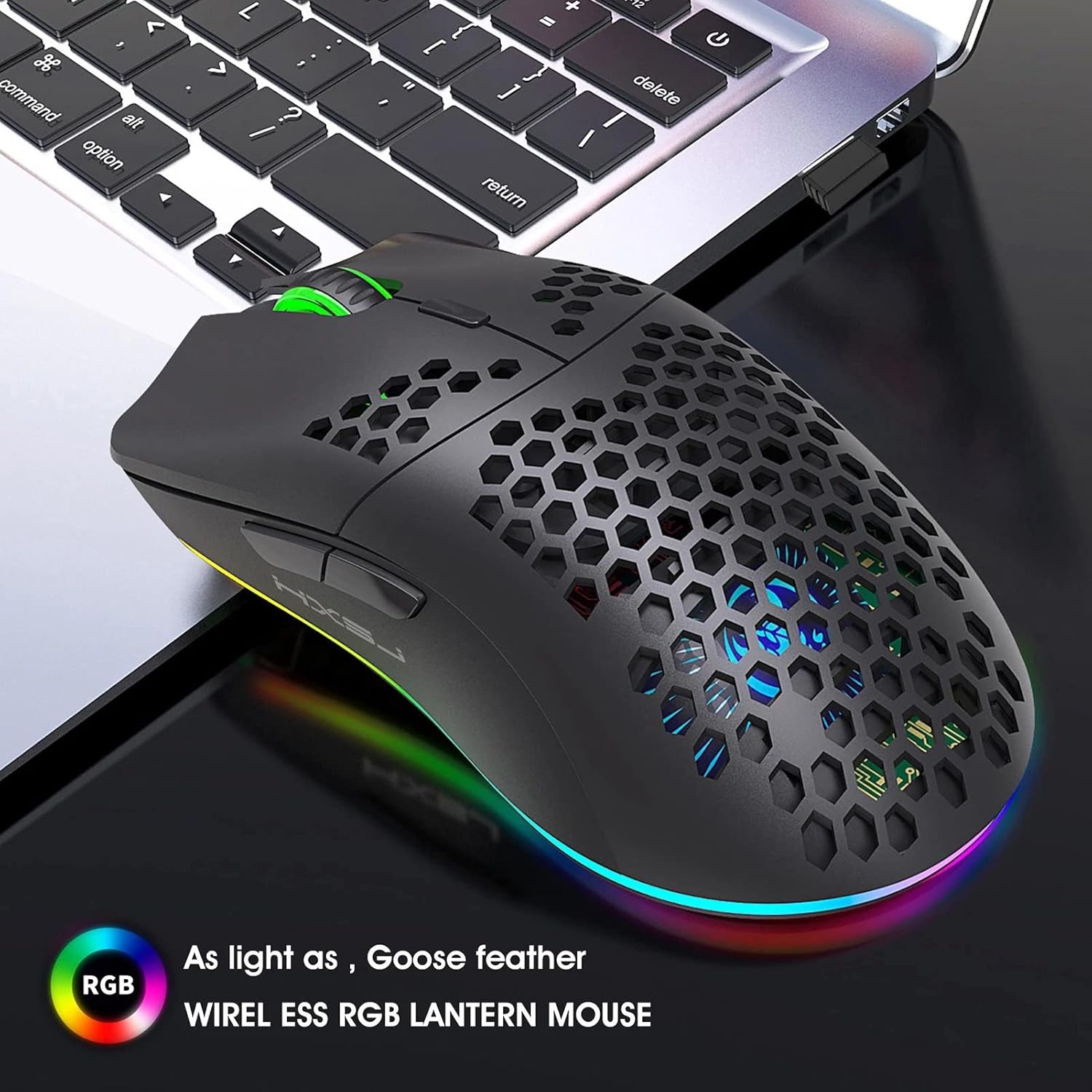 موس گیمینگ بی سیم HXSJ T66 - تصویر 5